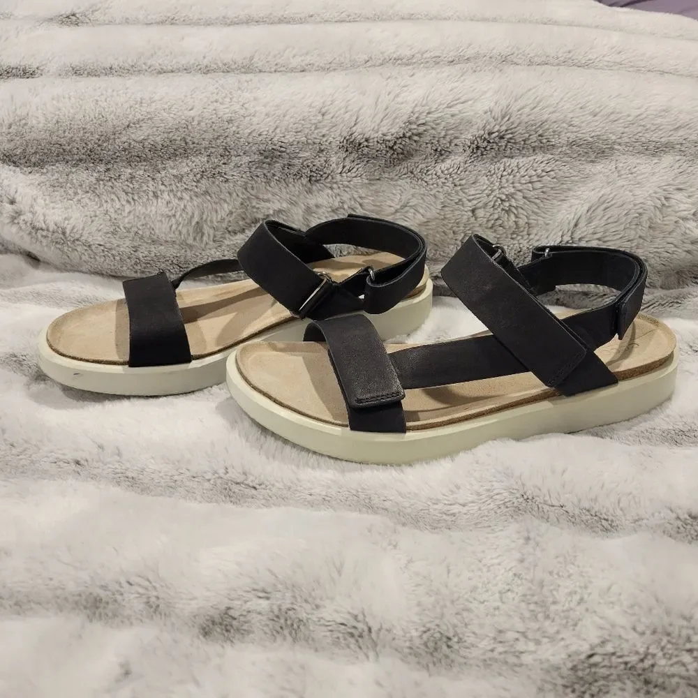 Ecco Corksphere strap sandals, size 41/10